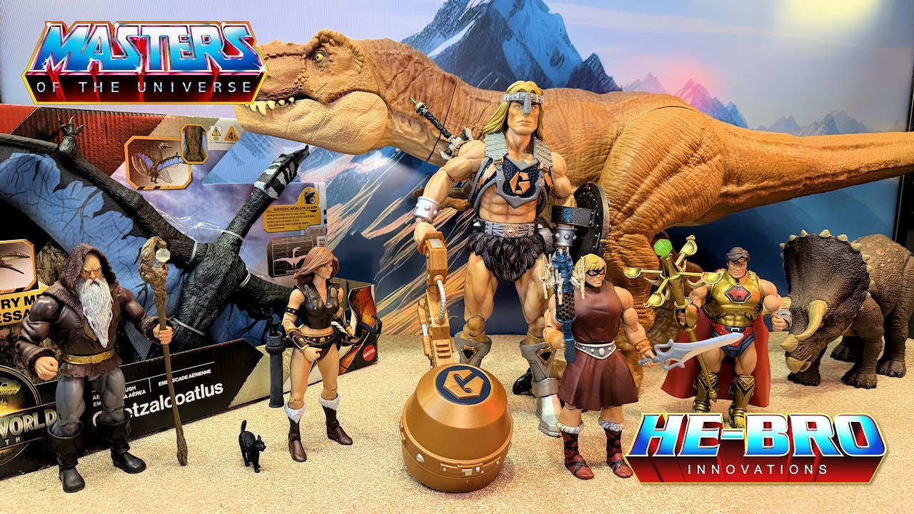 Powers of Grayskull Turbodactyl would the Jurassic World Rebirth Quetzalcoatlus work ?????