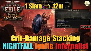 [POE2 0.5] Highest Nightfall Damage Possible? Nebuloch Ignite NIGHTFALL Infernalist | Build Guide