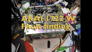 AKAI 1722W fault finding. Initial look. Australian HiFI directories from the 1970s.