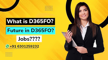 What is D365FO? Future? Which is better Technical? Functional? For Training WhatsApp +916301259232