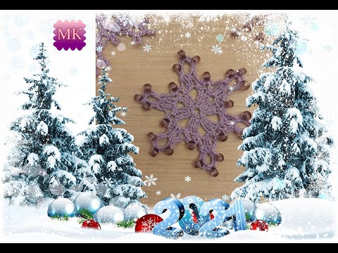 МК Новогодний декор: Снежинка МК Новогодний декор: Снежинка