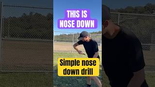 THIS IS NOSE DOWN #discgolf