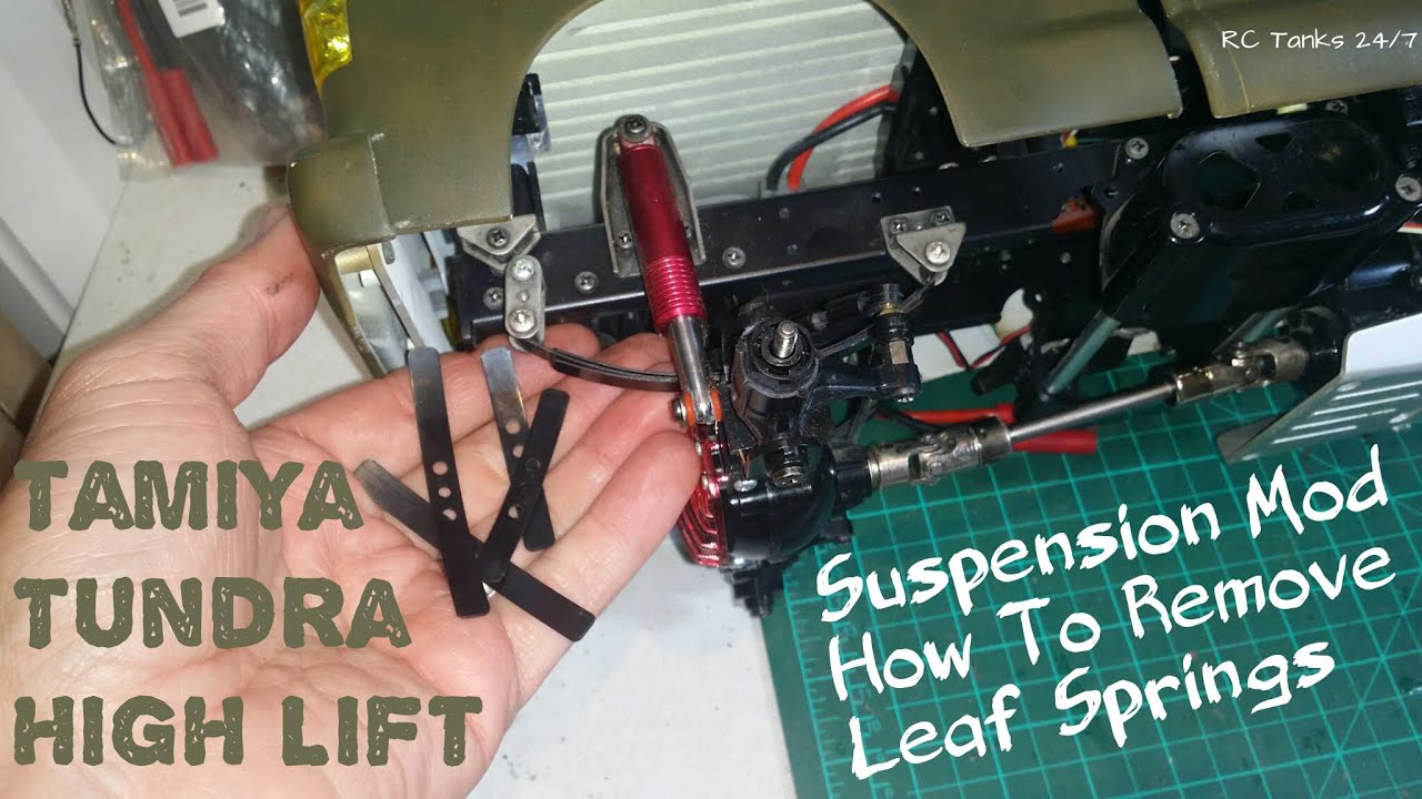 rock crawlers for sale in alabama Tamiya Tundra High Lift Suspension Mod - Removing Leaf Springs