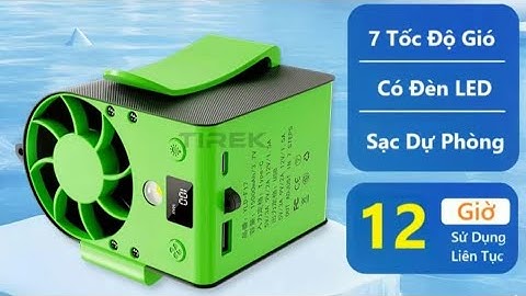 Quạt mini đeo thắt lưng, quạt điều hoà đeo thắt lưng F17 mới nhất 2025
