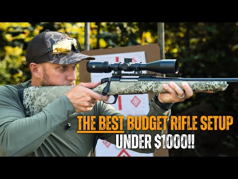 BEST Budget Rifle Setup Under 1000 CVA Cascade XT 350 Legend