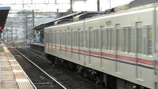 【2010/01/18】京王6000系特急新宿行（警笛付）