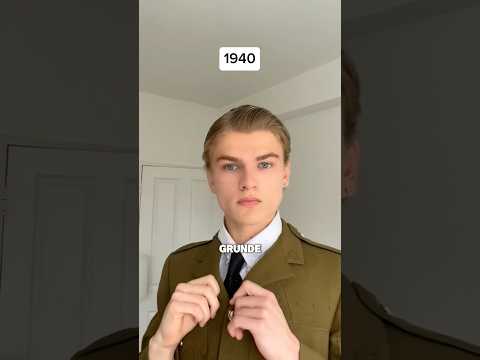 100 Jahre Männer Frisuren 🤯 #shorts