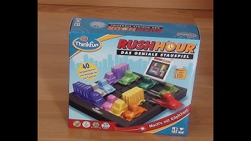 Thinkfun Rush Hour   Traffic Jam Logic Game Unboxing