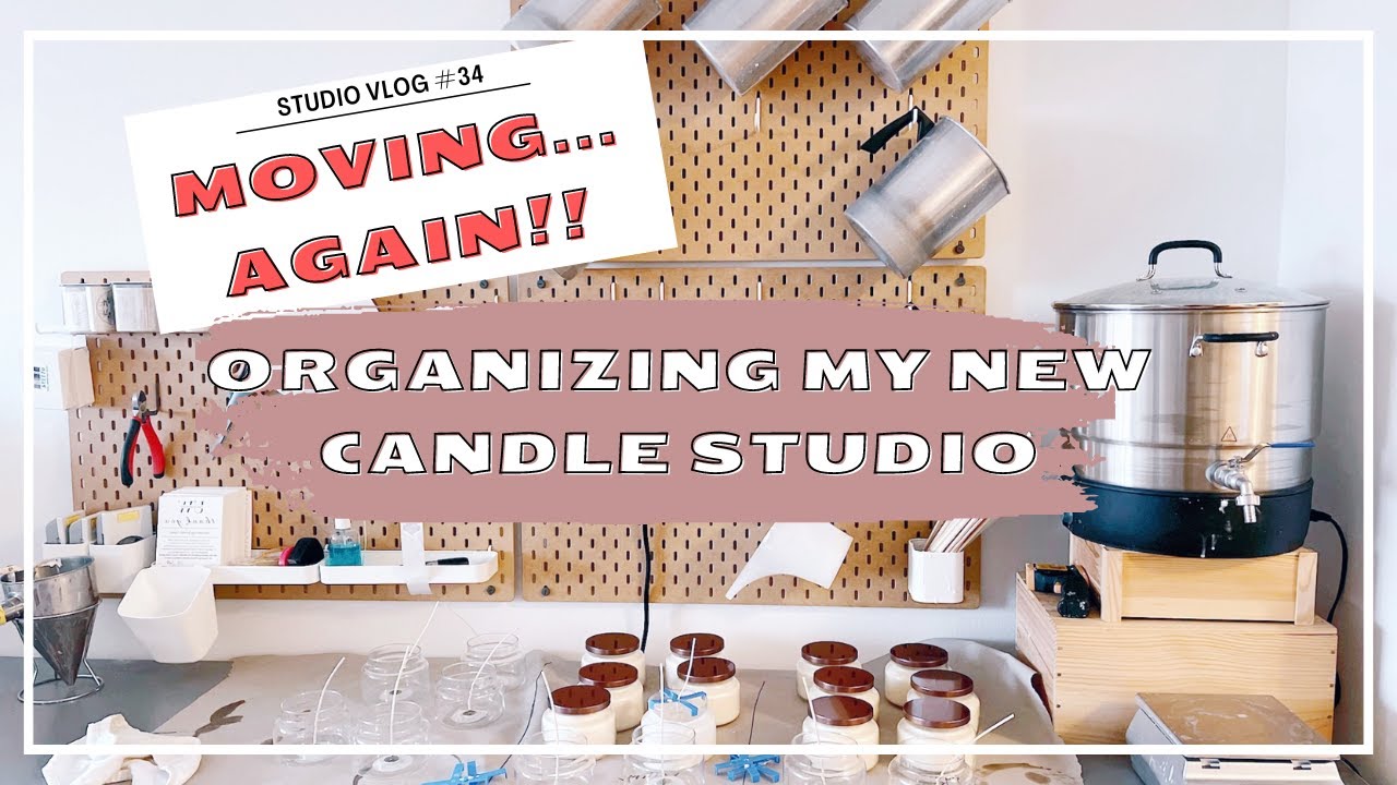 ORGANIZE/CLEAN WITH ME, Candle Supplies Storage Tour