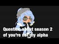 Question about You’re not my alpha season 2