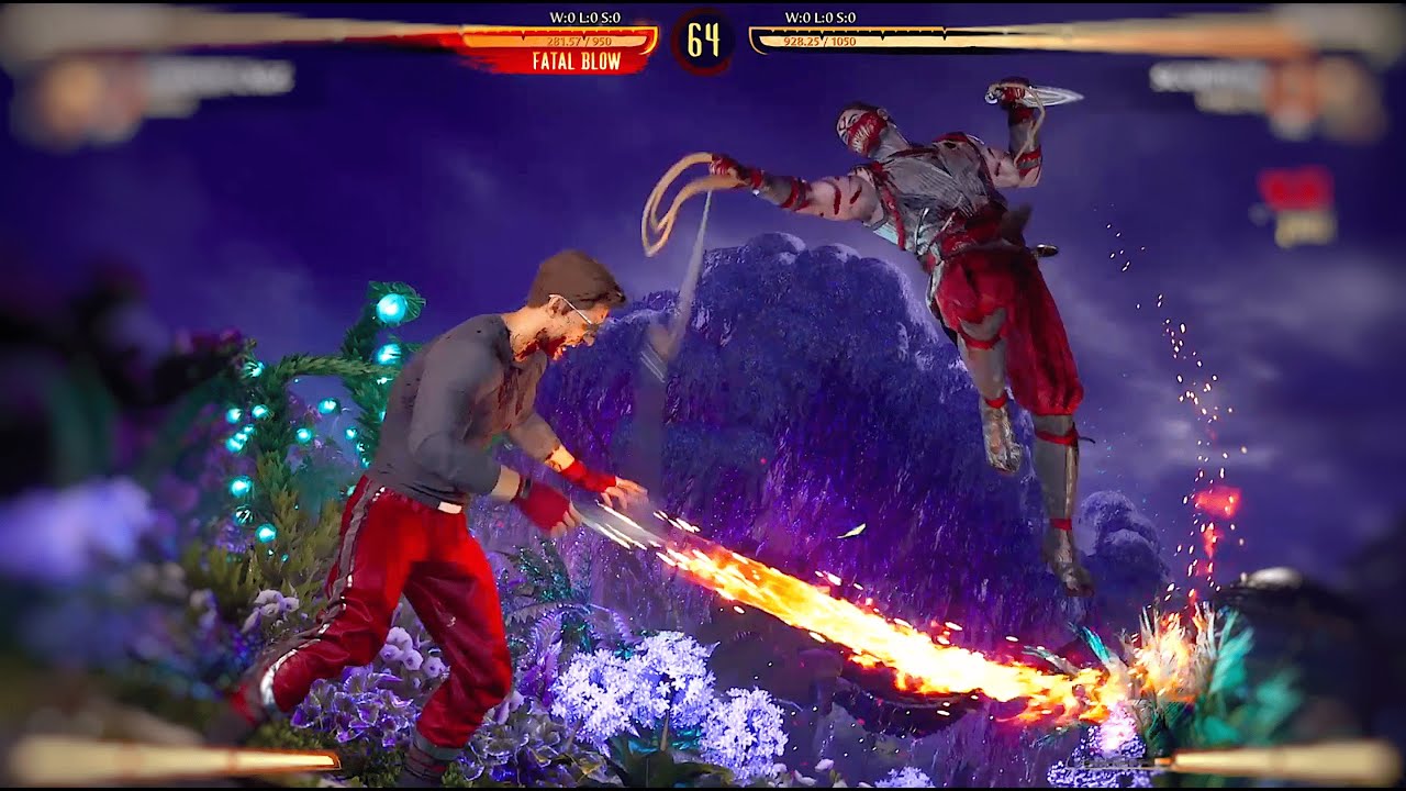 I love when Johnny Cage players Rage Quit - Mortal Kombat 1 Scorpion ...