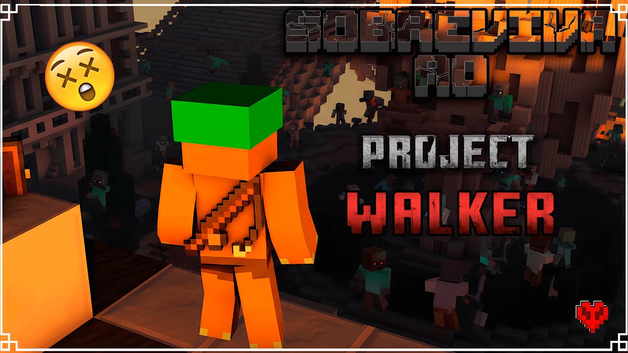 Tentei sobreviver ao MOD de apocalipse zumbi mais DIFICIL do minecraft !