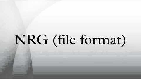 NRG (file format)