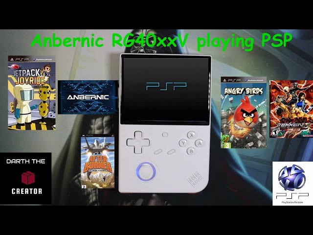 Anbernic RG 40xxV playing PSP #retrogaming #anbernic #psp #rg40xxv