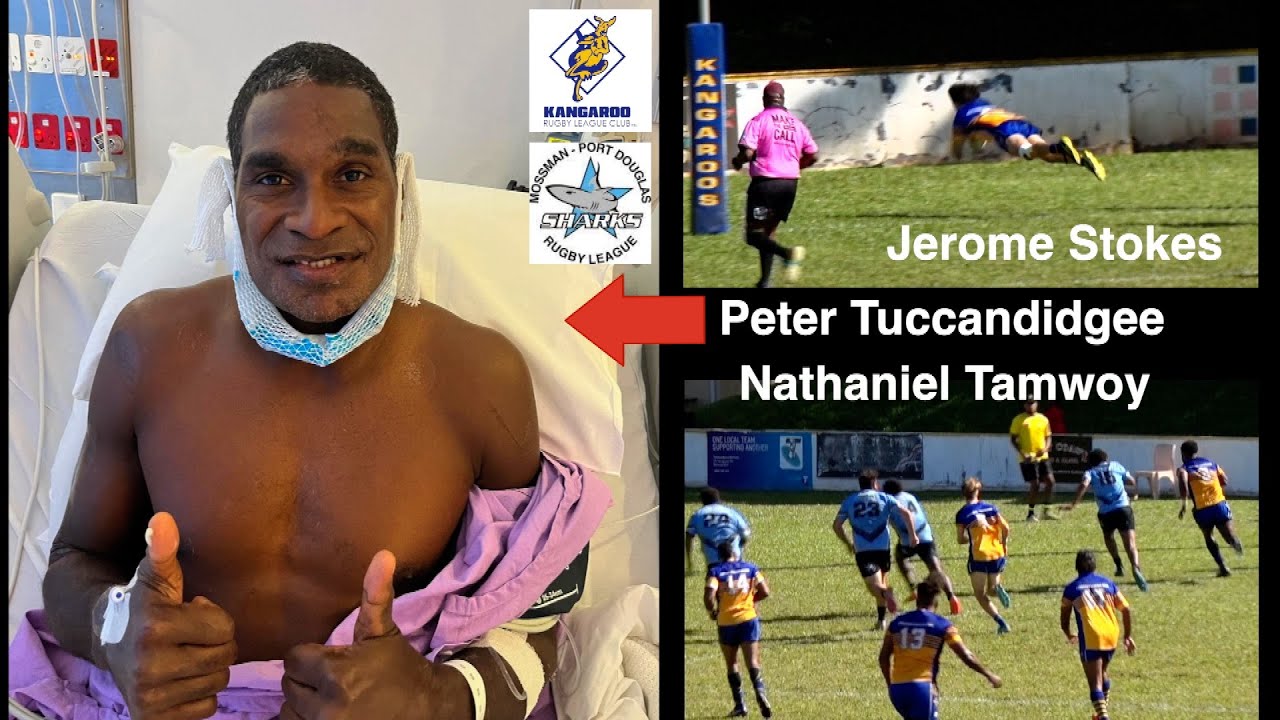2024 Peter Tuccandidgee ~ Broken Jaw Tackle & Jerome Stokes Try ~ Kangaroo v Mossman 12-5-24