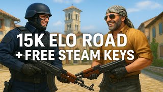 🔴 LIVE CS2: 15K ELO ROAD + FREE STEAM KEYS 🎁 (CZ/SK)