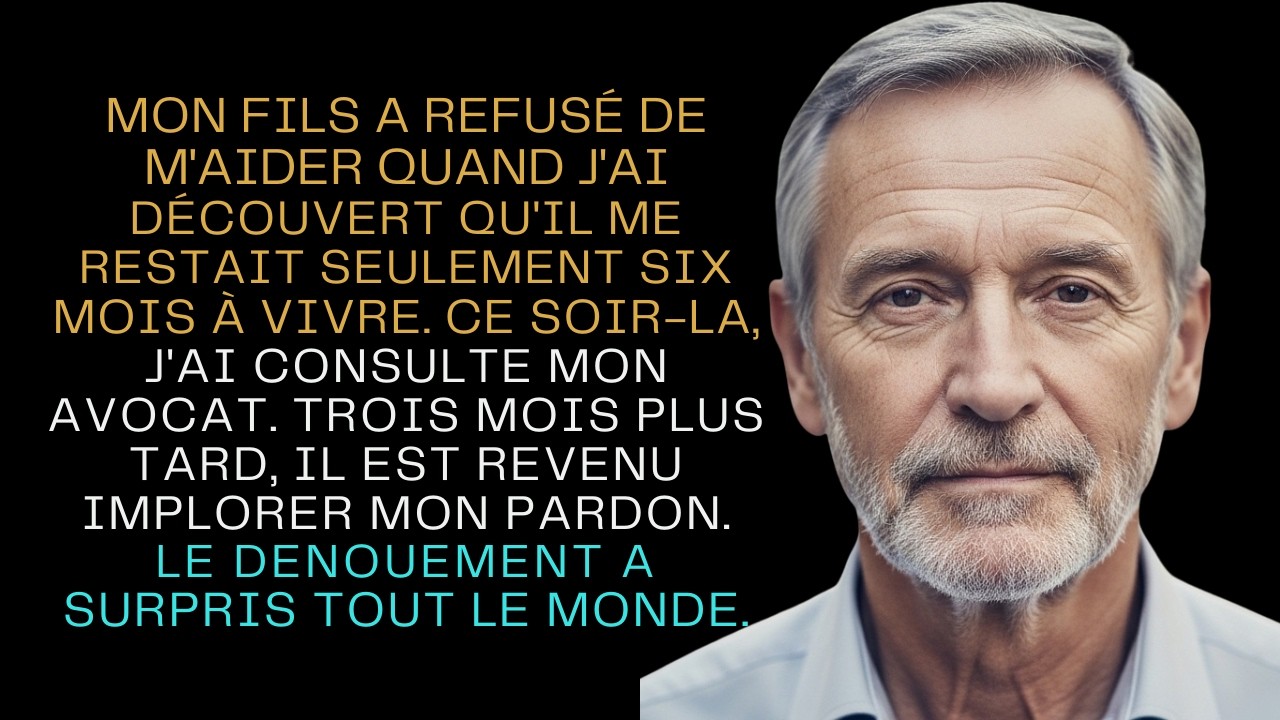 PARS MOURIR AILLEURS＂ M'A DIT MON FILS—ET CE SOIR LÀ J'AI TRANSFÉRÉ TOUT LE PATRIMOINE…