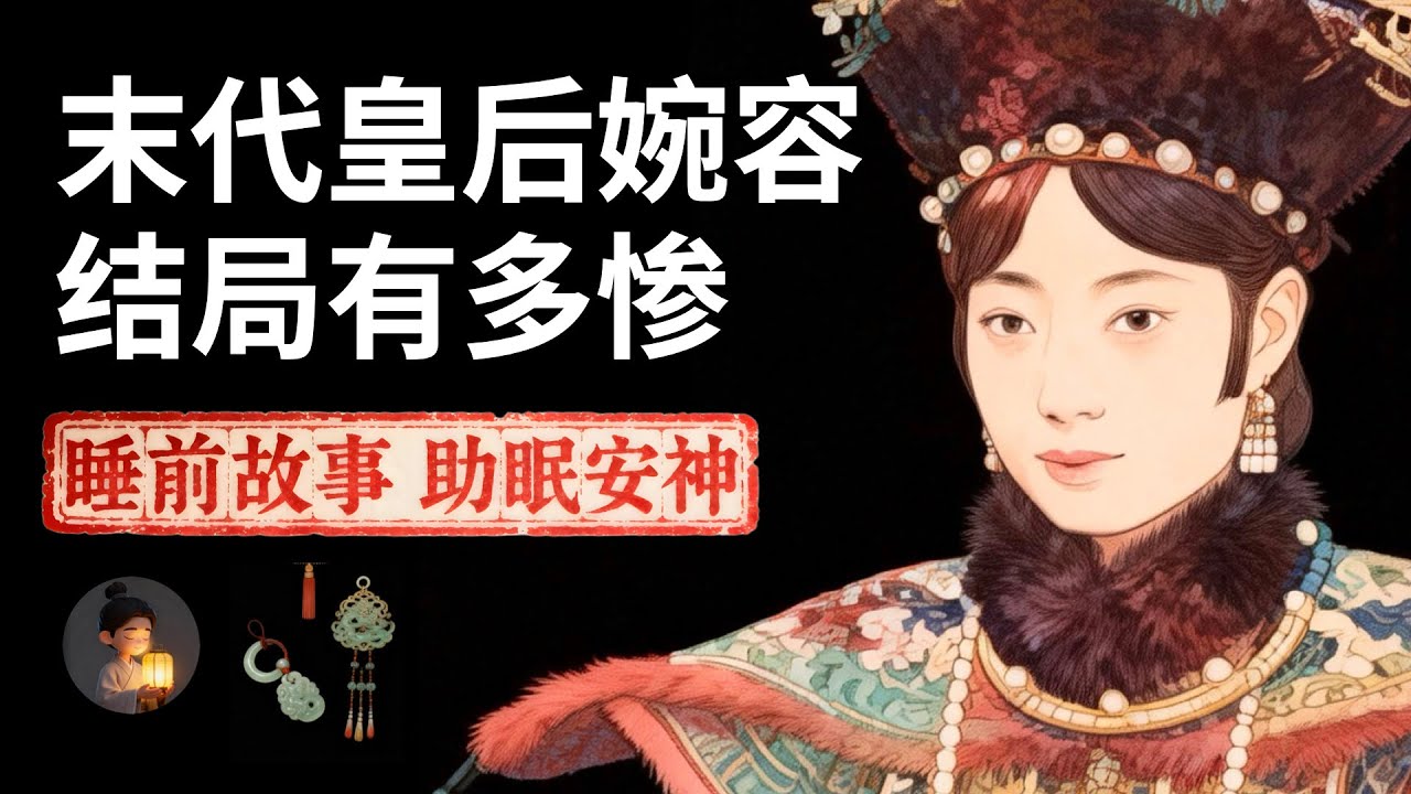 中国的末代皇后婉容：长得很美，可惜了！ | 睡前故事，安神助眠