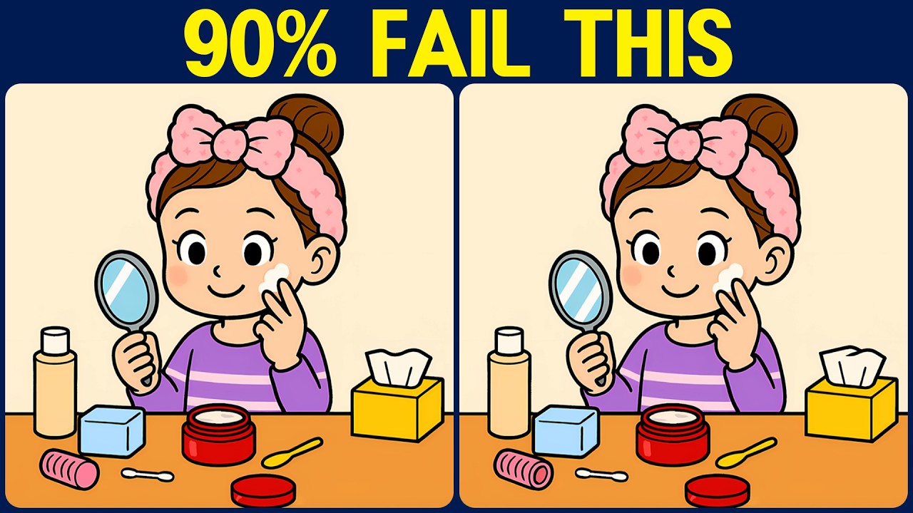 [Spot the Difference Brain Training] Find them all and prove your smartness.