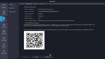 unv nvr - deleting device binded to a cloud account
