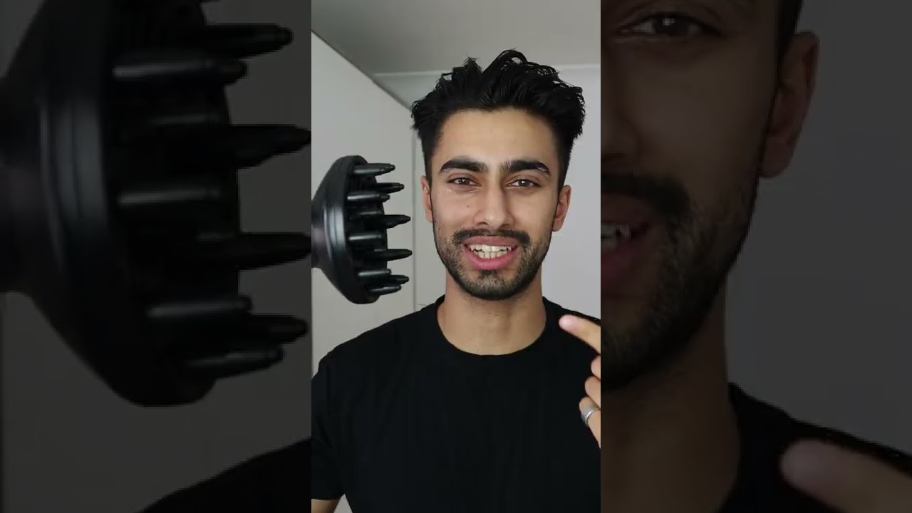 Урок по окрашиванию волос для мужчин с помощью спрея с морской солью за 60 секунд #шорты