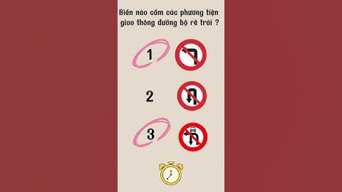 Biển cấm rẽ trái và quay đầu.