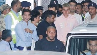 Justin Bieber Arrival @ Mumbai Airport!!!