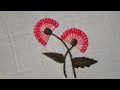 Embroidery Digain Flowers | Buatiful Hath kadhai | #embroiderylover #embroiderypatterns
