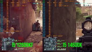 BATTLEFIELD 6 - 1080P - BAIXO   - i5 12600KF  VS  I5 14600K -   RX 9060 XT 16GB - TUF - DDR5 6000