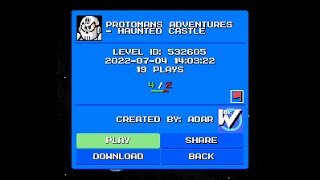 Mega Man Maker v1.7.5: PROTOMANS ADVENTURES - HAUNTED CASTLE (ID: 532605)