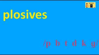 Plosive Sounds/ Univo.