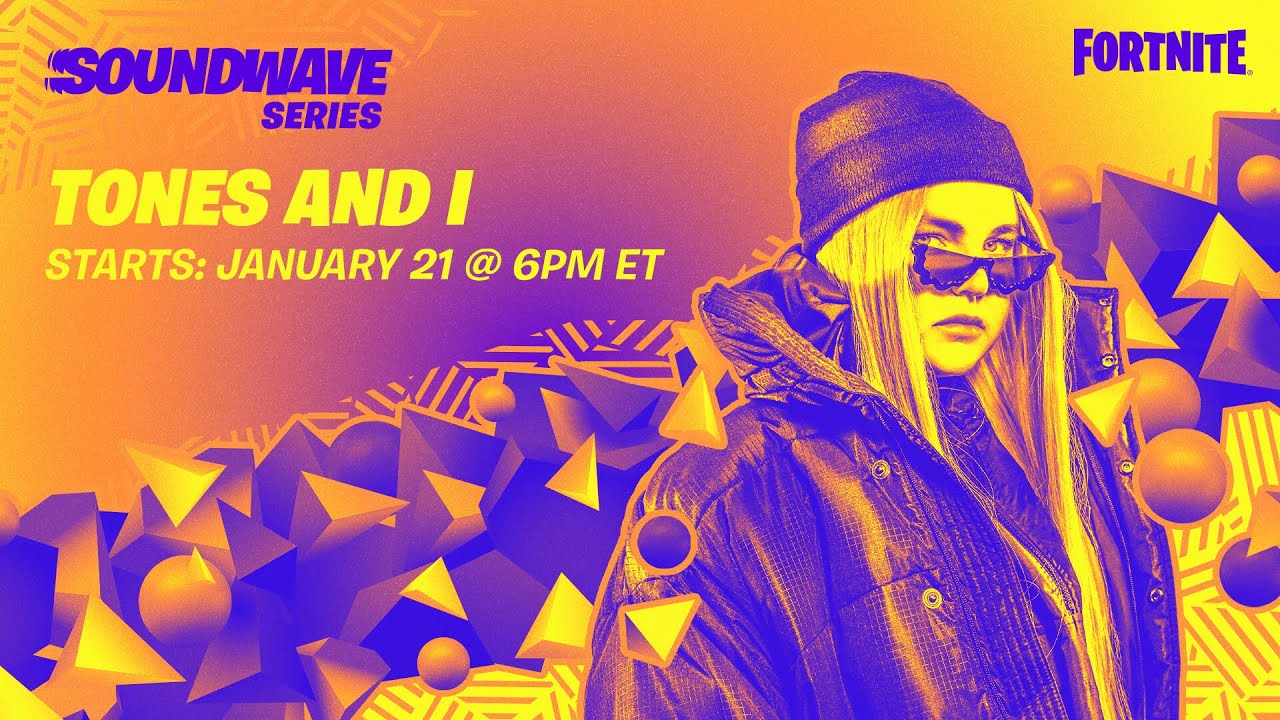 Fortnite| Soundwave Series: Tones And I (Full Concert + Challenges)