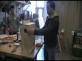 Dog training boxes being built at L-P High School