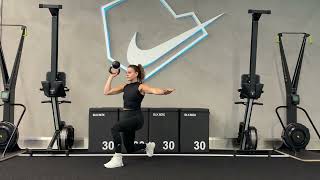 Single Arm KB Bottoms Up Press in Split Squat