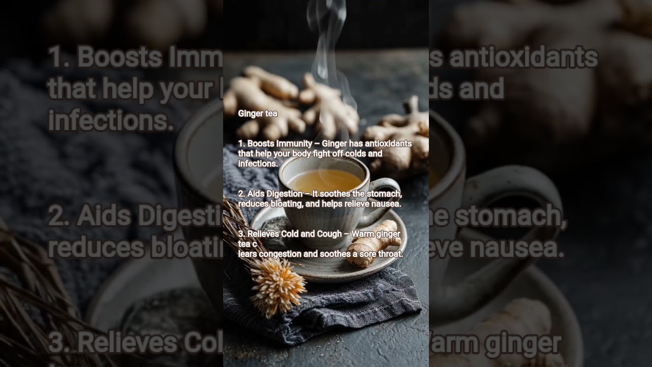 GINGER ☕🍵 TEA. 