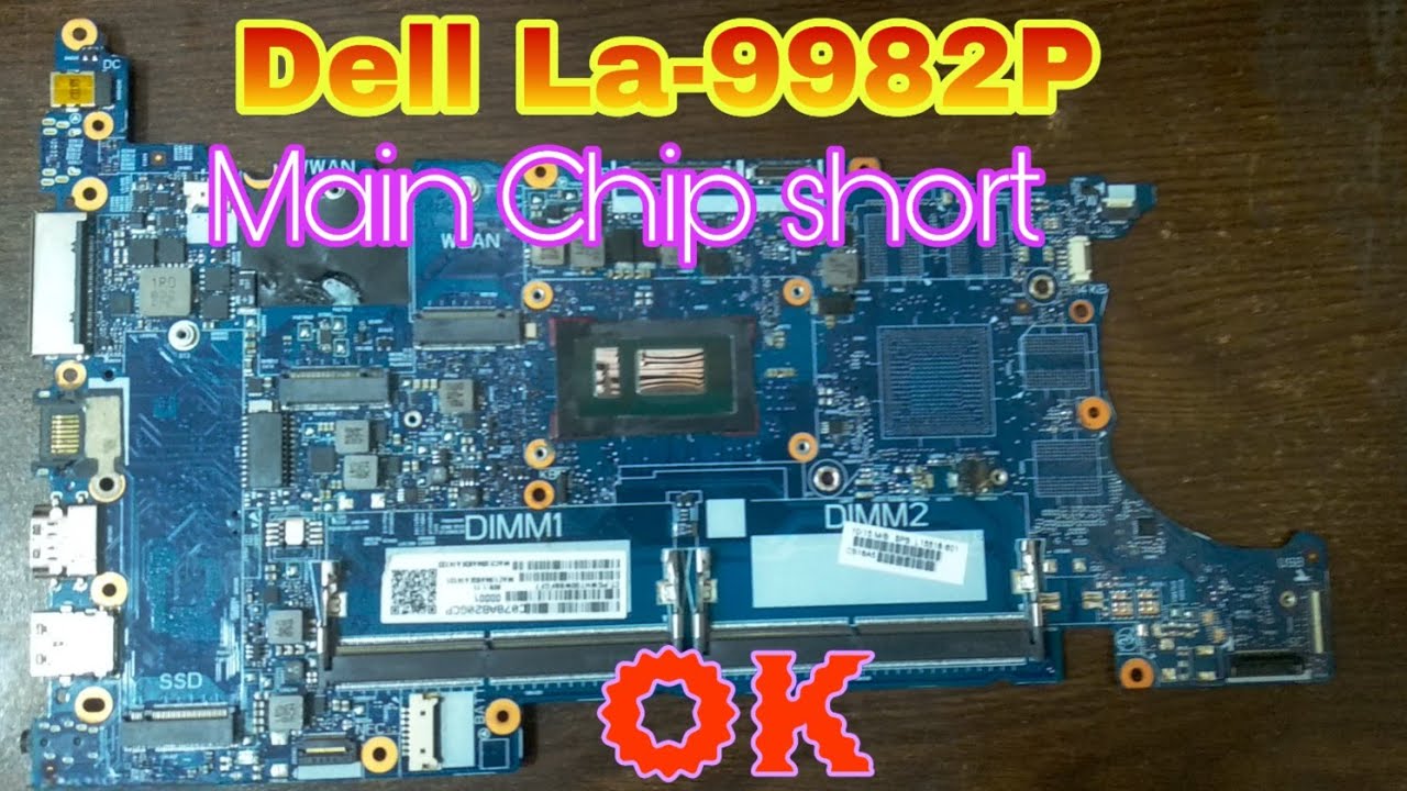 Dell La-9982P Main chip short!Solve diagram!
