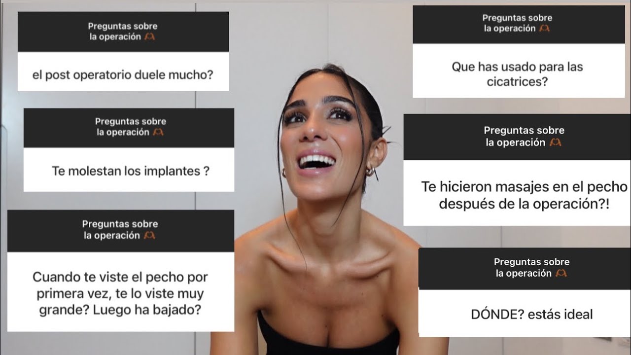 Preguntas sobre mi operación de pecho