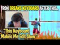 NRG Ronaldo BREAKS HIS KEYBOARD After IT Made Him Edit SLOW.. (Fortnite)