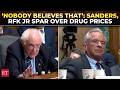 ‘That’s an absurd statement’: Sanders loses cool at RFK Jr. over his remark on prescription drugs