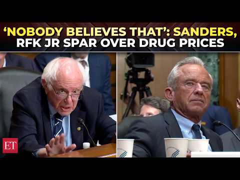 ‘That’s an absurd statement’: Sanders loses cool at RFK Jr. over his remark on prescription drugs