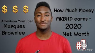How much money MKBHD earns (LEAKED) — 2020 Net Worth. Marques Brownlee YouTube Earnings💲💲💲