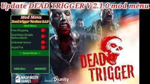 DEAD TRIGGER MOD MENU 2.1.1 LATEST VERSION