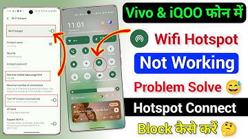 Vivo & iqoo Wifi Hotspot Connect Kaise Kare | How To Connect Hotspot Problem Solve in Vivo Phone