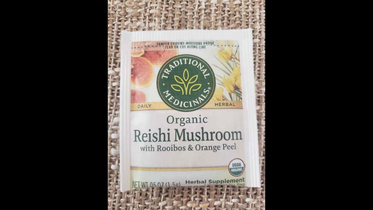 Tea Reviews Traditional Medicinals Organic Reishi Mushroom with