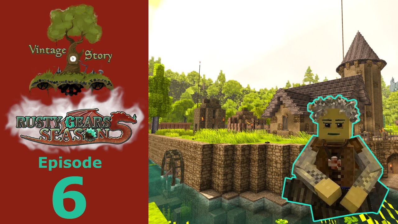 Vintage Story - RustyGears SMP - Ep6 - Waterwheel