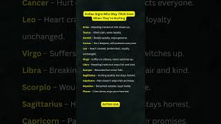 Zodiac Signs Who Stay TRUE Even When They’re Hurting #zodiac #zodiacsigns #astrology #shorts