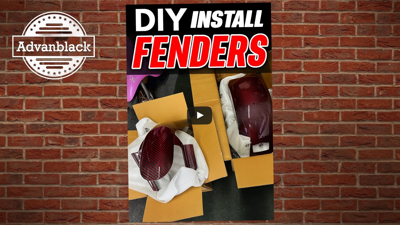 Installing Carbon Fiber Fender from 