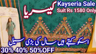 Kayseria Sale Today Flat 50% 40% OFF Unstitched Fabric 