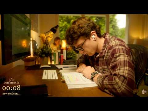 2-HOUR | Study With Me | Deep work, No break