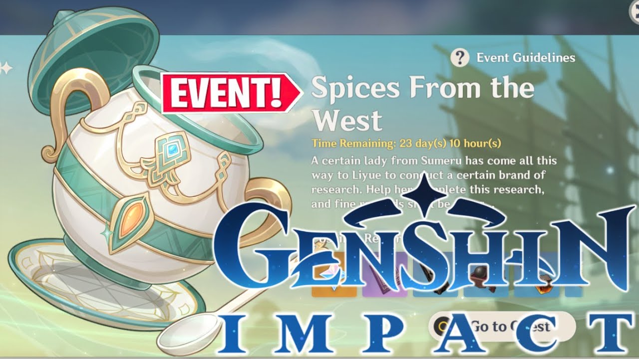 Spices from the West Genshin Impact New Event YouTube